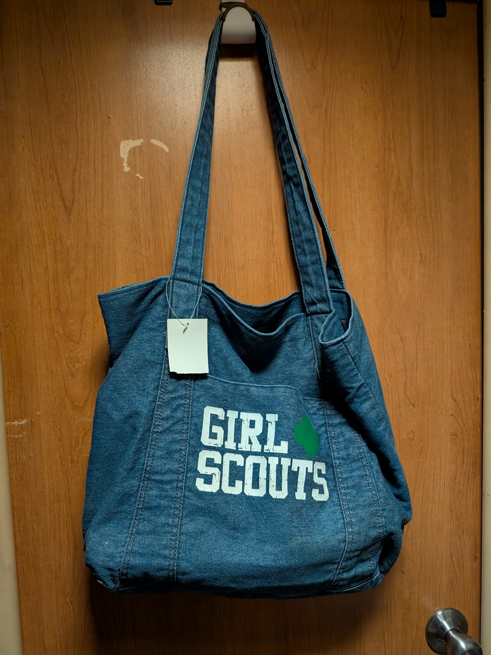 Girl Scouts Denim Tote Bag - Blue